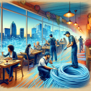 Cabling for guest wifi at my restaurant in durham, north carllina