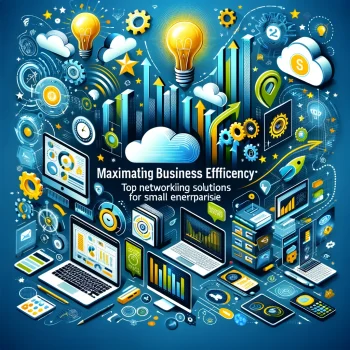 Maximizing Business Efficiency_ Top Networking Solutions for Small Enterprises'. The grap
